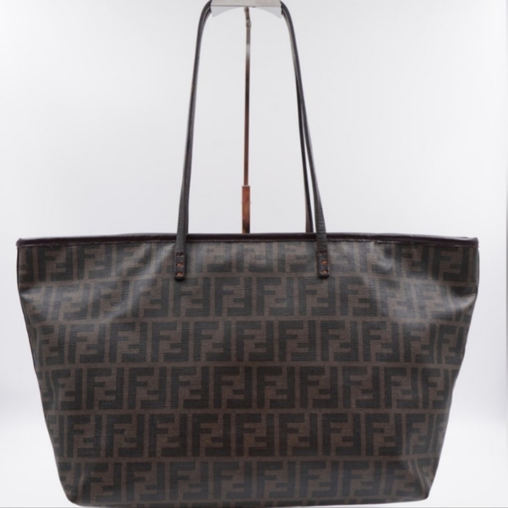 ❌️❌️ SOLD ❌️❌️ Fendi Zucca Spalmati Roll Tote